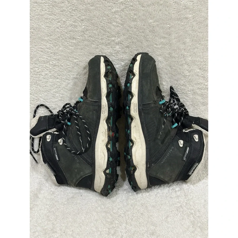 Salomon‎ Rodeo Lined Winter Hiking Boots Women's Size 8 Black